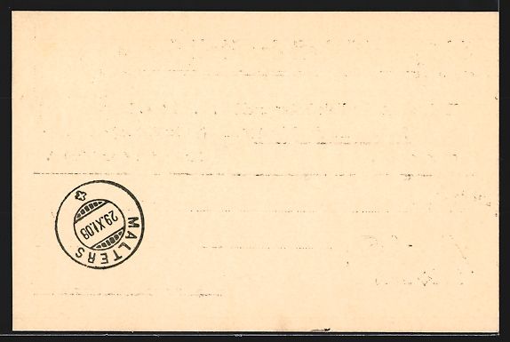 Cartoline postali: Luzern, Quittung der Schützengesellscha – Usato da Berlin venduto da bartko-reher 1