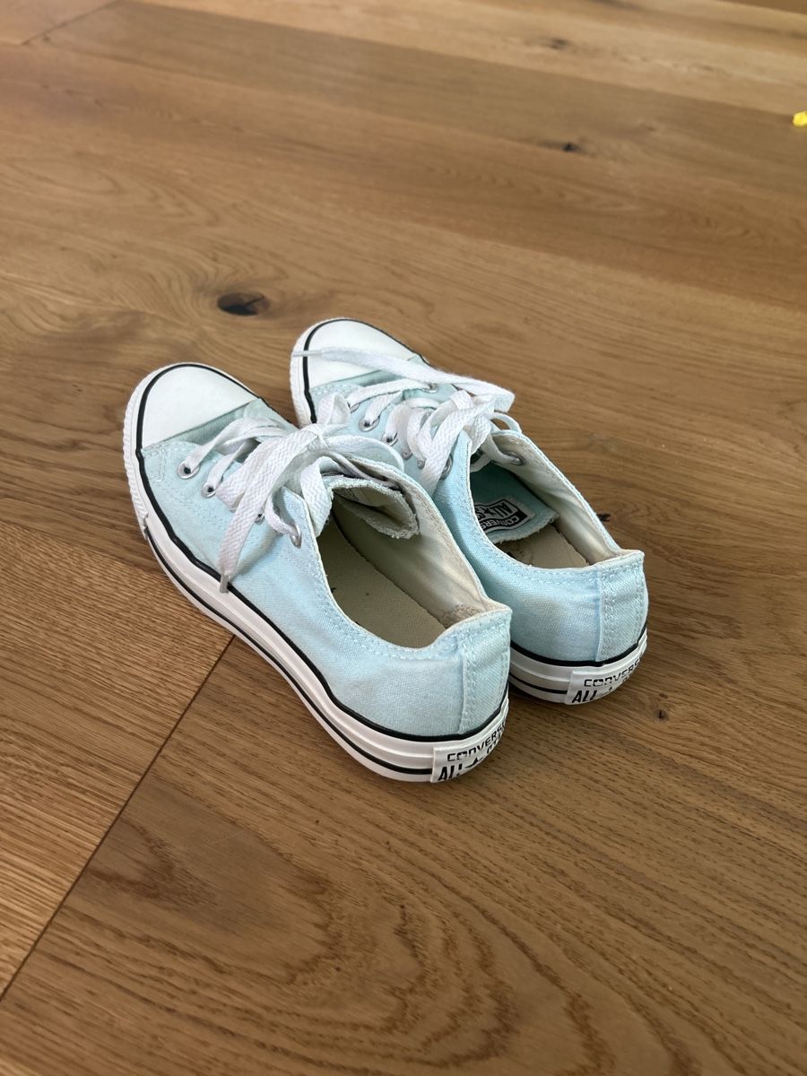 Converse Scarpe da donna: Original Converse, Gr. 37.5, Hellblau, Top! – Usato da Urtenen-Schönbühl venduto da daremare 1