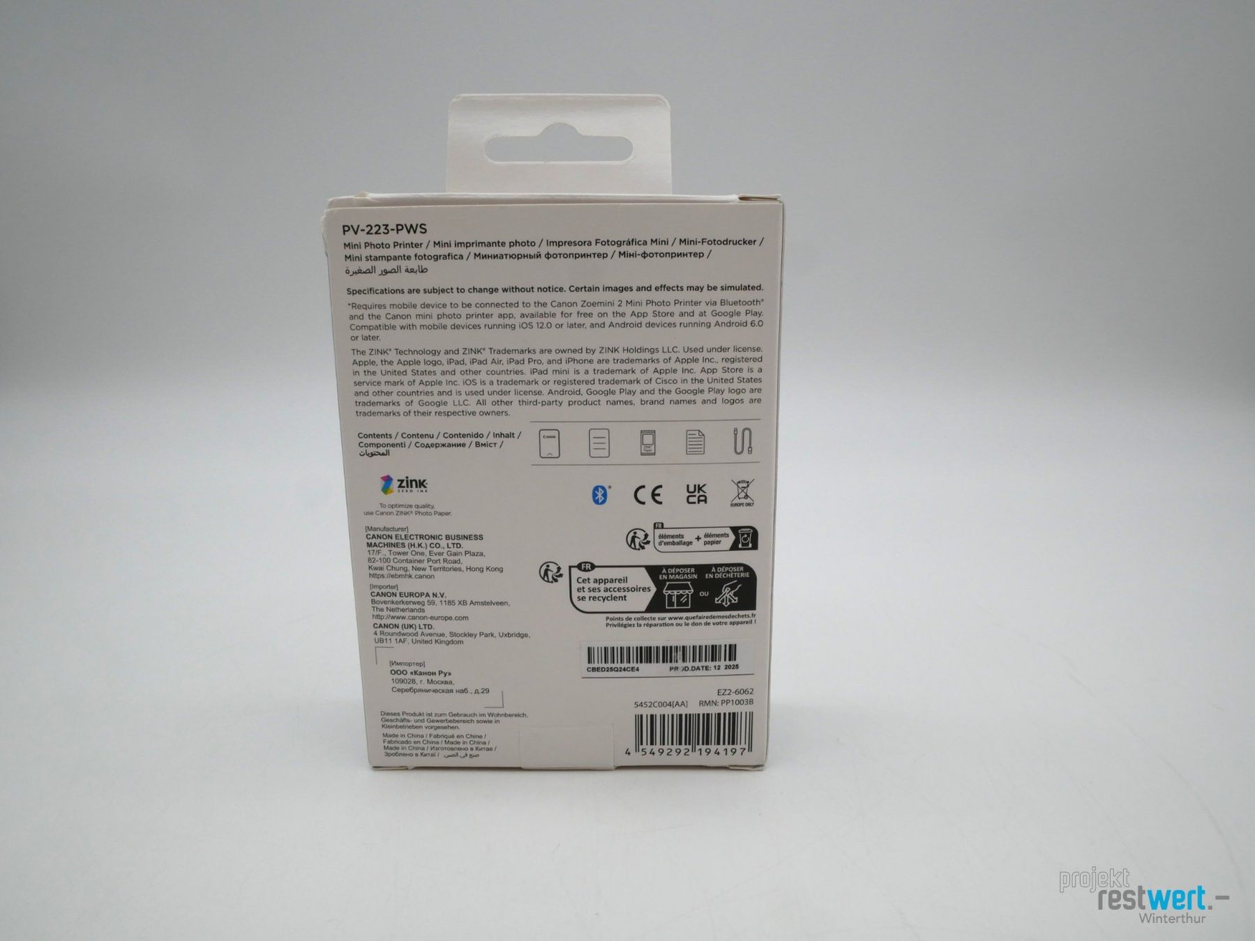 Canon Drucker: CANON Zoemini 2 Mini-Fotodrucker – Neu (gemäss Beschreibung) aus Winterthur von Restwert_Winterthur 8