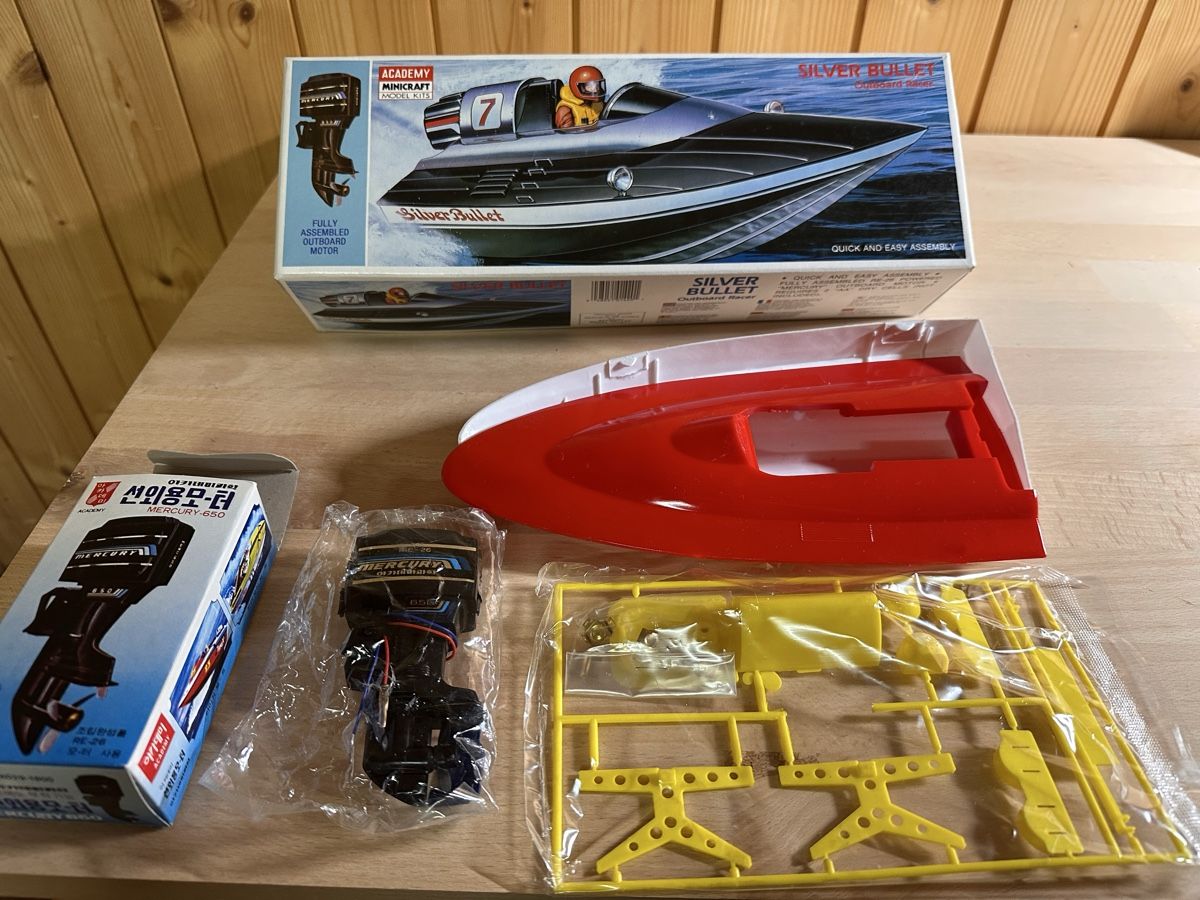 Modellbausätze & Standmodelle: Modellbau Set Rennboot Silver Bullet OVP Retro 80er – Neu (gemäss Beschreibung) aus Jona von Michi8645 2