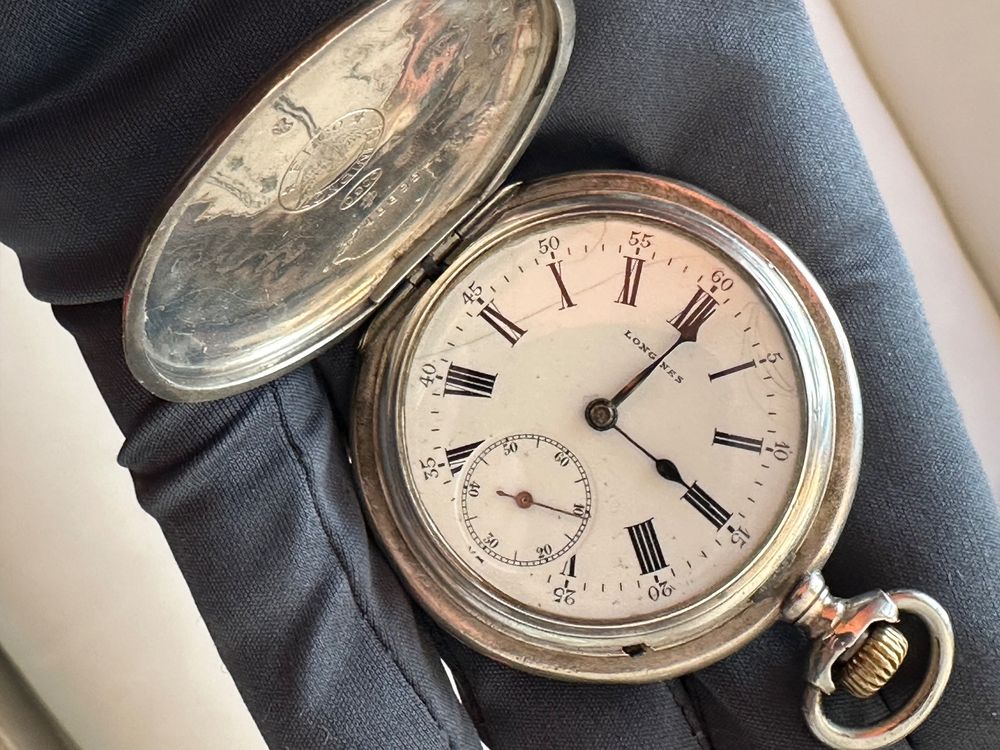 Longines Taschenuhr aus Silber ca 1920 Kaufen auf Ricardo