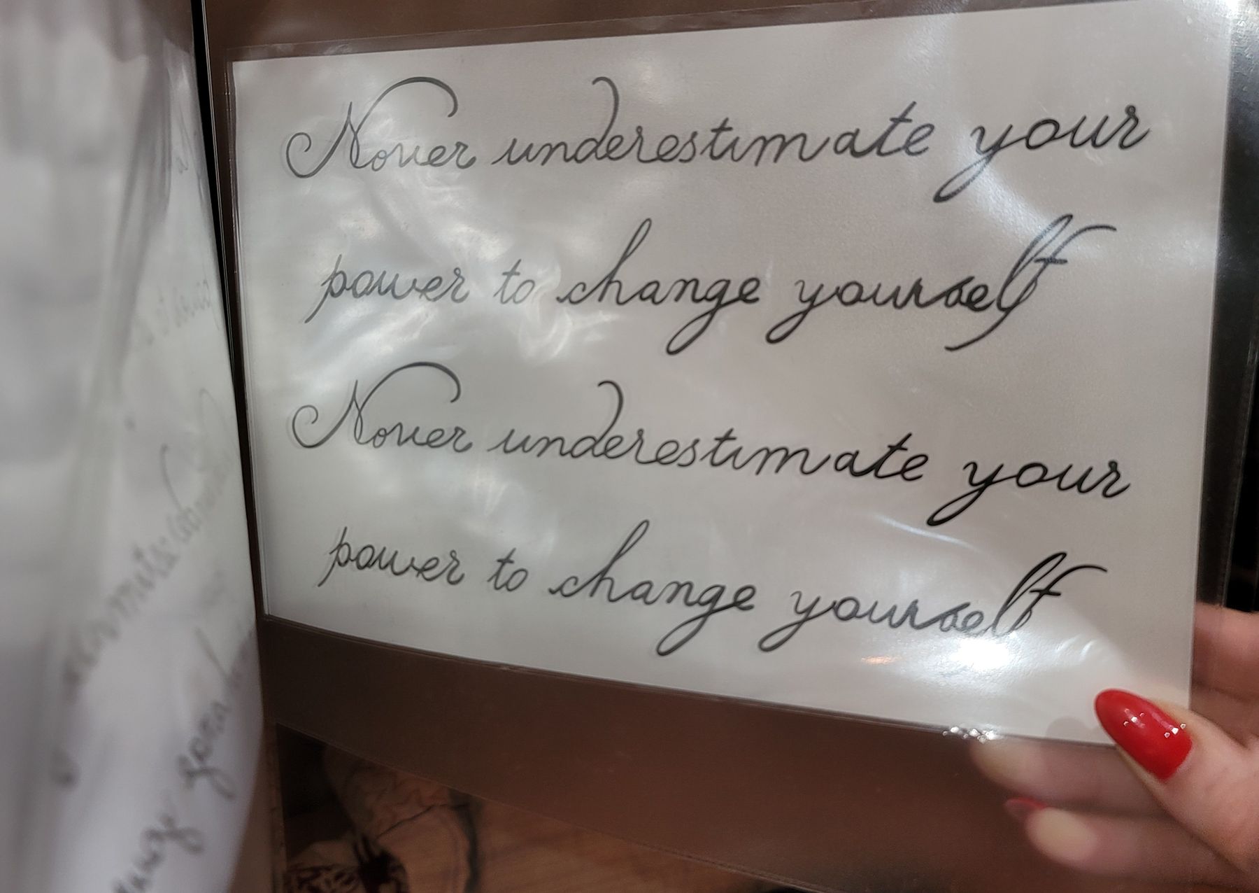 Make-up: Tattoo Never Underestimate, text tattoo, Body language, hype – Neu und originalverpackt aus Zollikerberg von Nice_Name 4