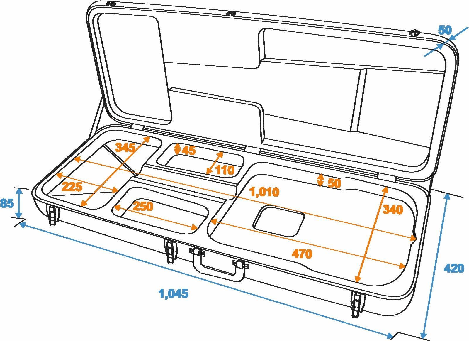 Reisekoffer: DIMAVERY ABS-Case für E-Gitarre – Neu und originalverpackt aus Däniken SO von Profog1 4