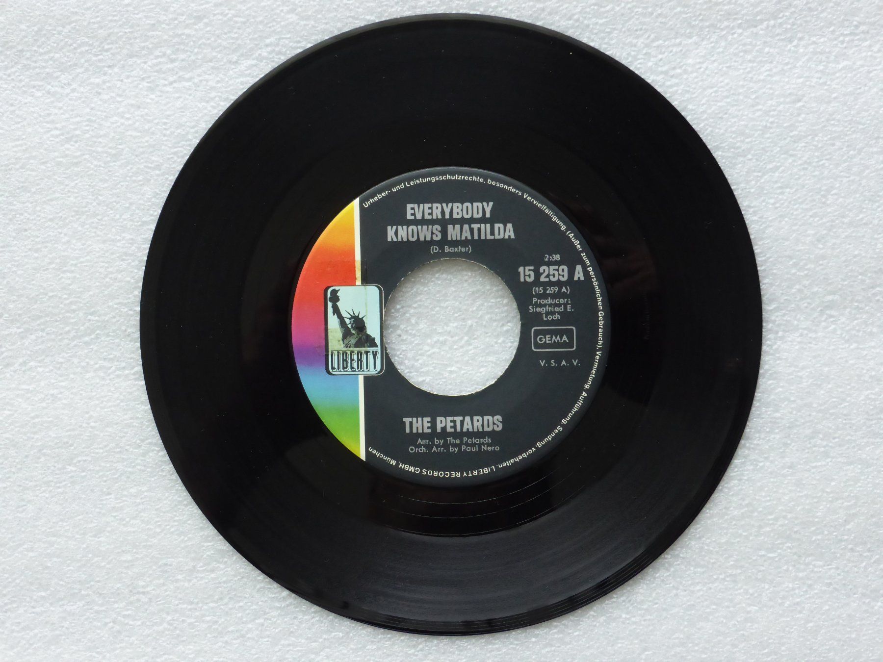 Vinyles: Vinyl Single  THE PETARDS – D'occasion à Küssnacht am Rigi par Mondkinder 1