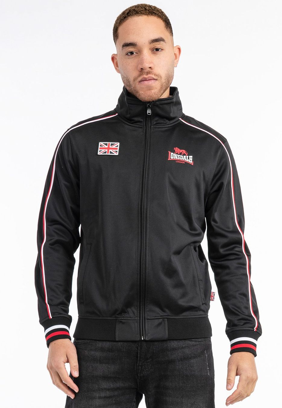 Lonsdale Jacken: Lonsdale Skellberry Trainginsjacke Schwarz M – Neu und originalverpackt aus Düdingen von BluePalm