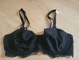 Victoria's Secret Dream Angel BH Schwarz Gr. 75C Neu Spitze