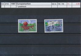 1987 "Europamarken", ** postfrisch