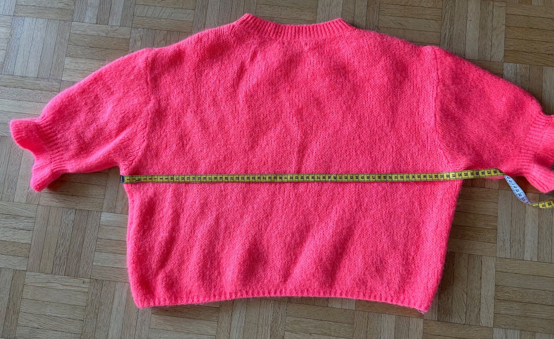 Pullover & Sweatshirts: Damen Pullover neon orange Grösse L mit Rüschenärmeln neu – Neu und originalverpackt aus Meilen von Sura18 2