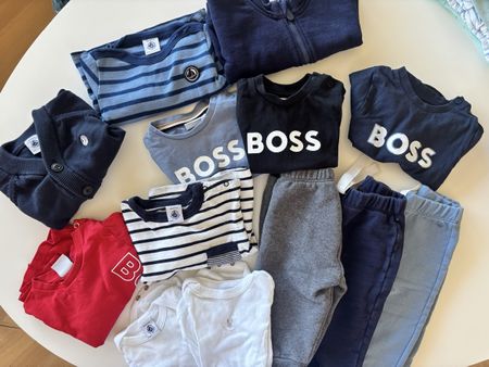 BOSS & Petit Bateau Babykleider-Paket – 6M / Gr. 67–68