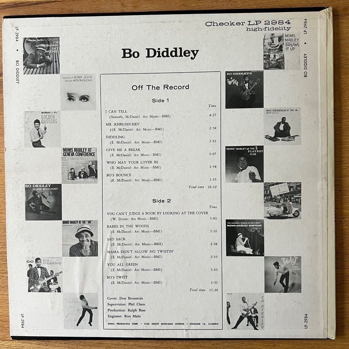 Schallplatten: Bo Diddley - Same / US-Press. RE von 1962 in Stereo – Gebraucht aus Gais von soundcave57 1