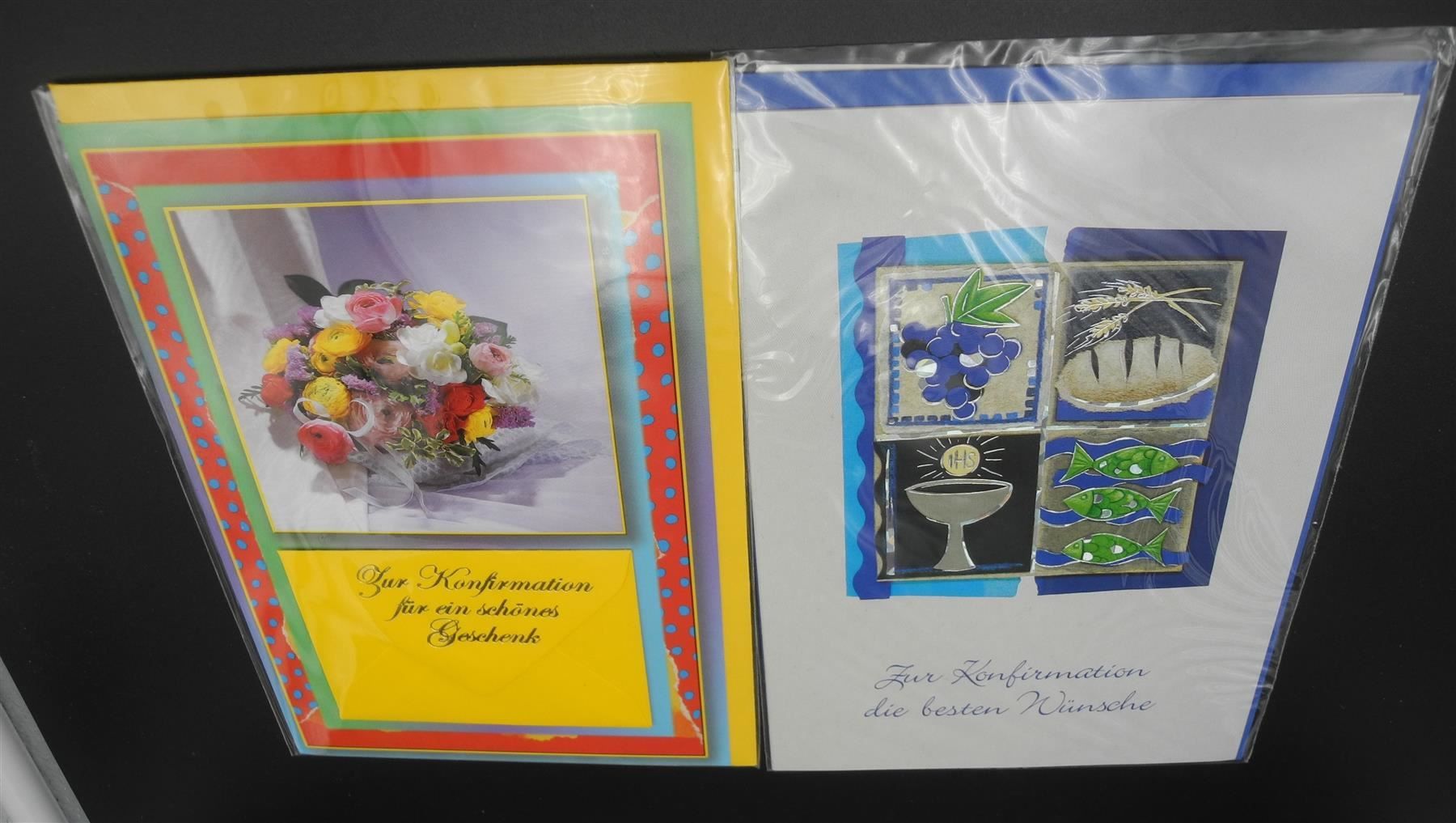 Cartoline: 4 Konfirmationskarten, Nr. 312 – Nuovo e nell'imballaggio originale da Kottwil venduto da Crazyrolf 3