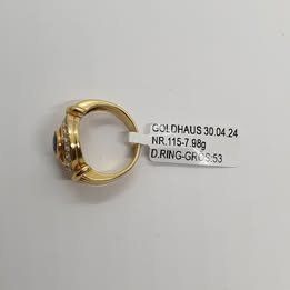 Anelli: Echt 18K Gold - Brilliant, Saphir Ring – Usato da Luzern venduto da Luzern-Goldhaus 4