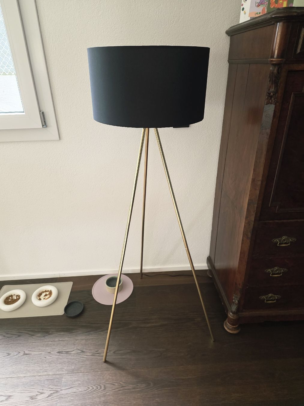 Westwing Lampes: Stehlampe schwarz gold – D'occasion à Winterthur par LinardBarth