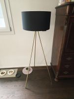 Stehlampe schwarz gold