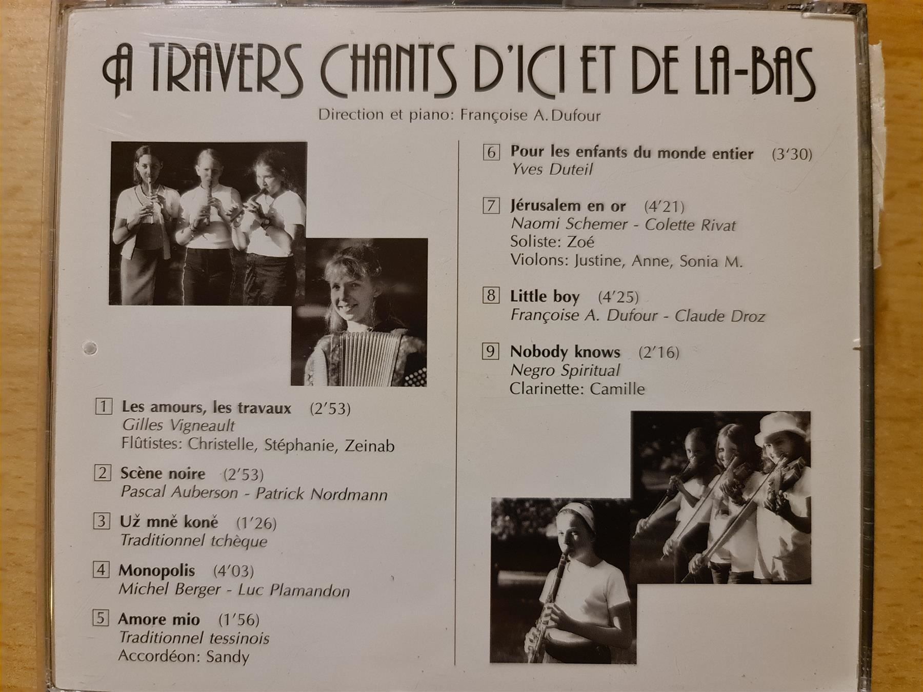 CD: A Travers chants d'ici de la-bas – Usato da Dintikon venduto da Vexi 1