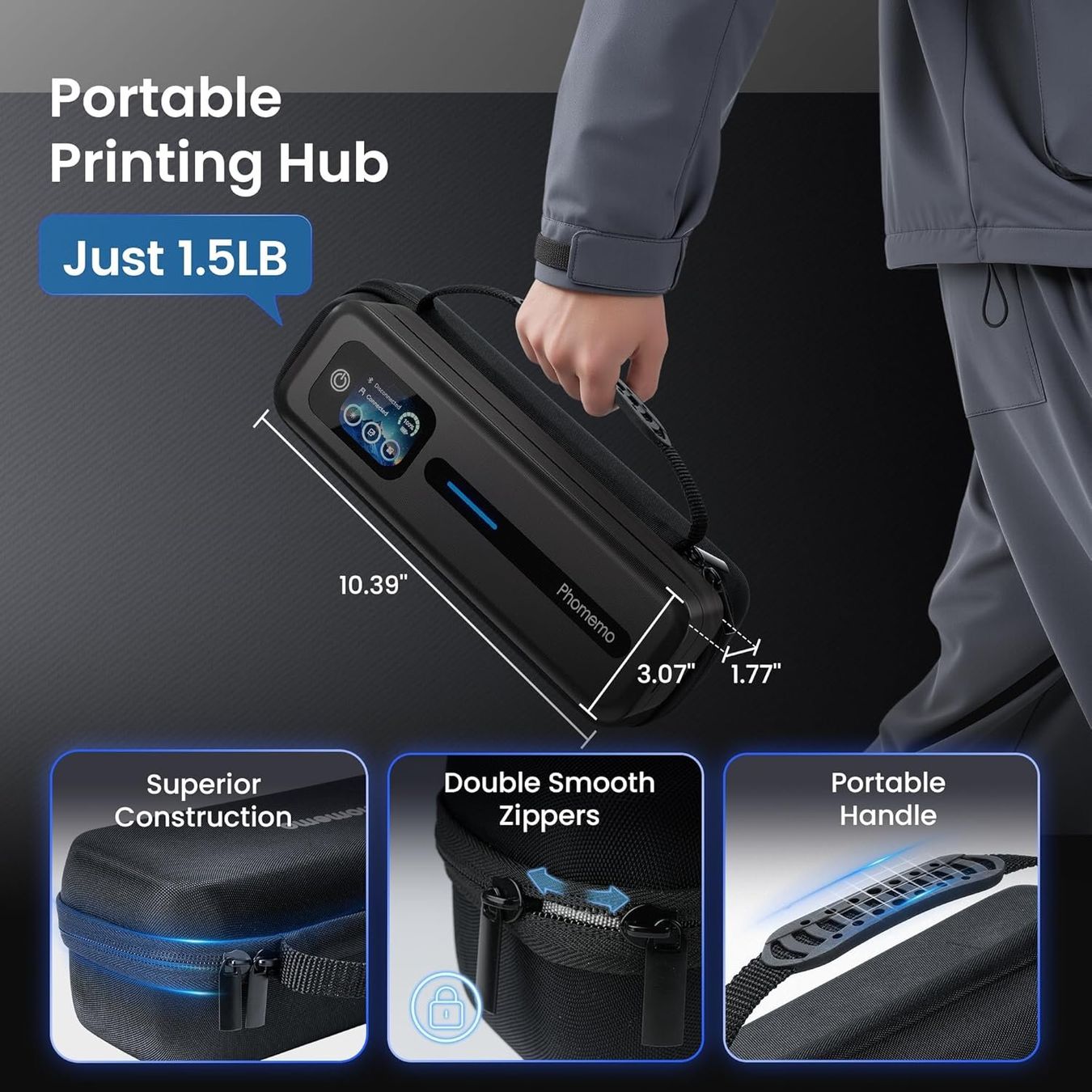 Stampanti: Mobiler A4 Thermodrucker 300DPI Bluetooth – Nuovo e nell'imballaggio originale da Suhr venduto da SchnapperCH 1
