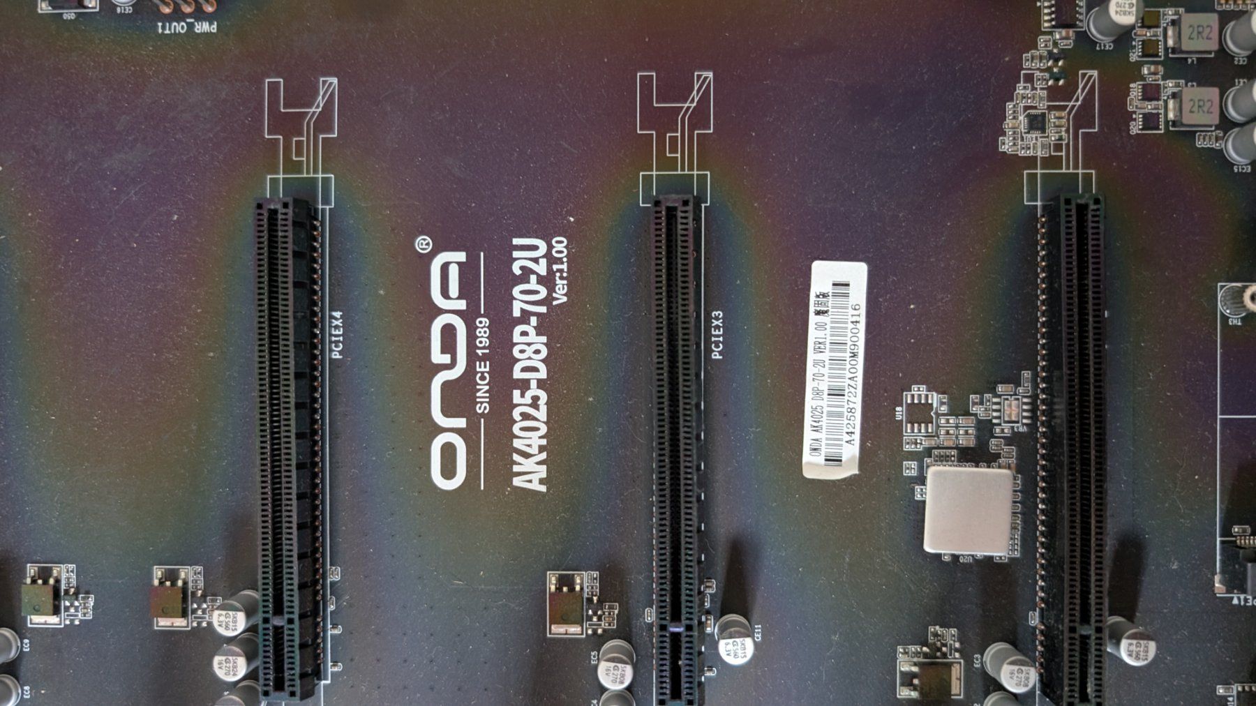 Coin Miner: Mining Rig ONDA Ak4025-D8P-70-2U – Usato da Zürich venduto da tpf_cb58 4