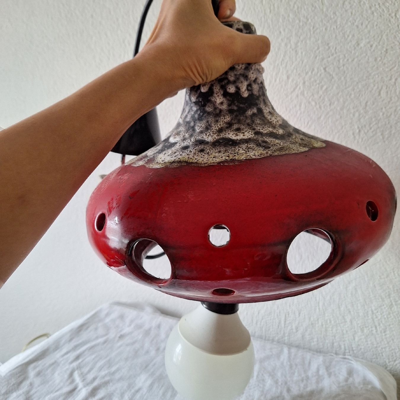 Lampade: Grosse, dicke Lava Lampe, 70er – Usato da Winterthur venduto da Goldpipau 3