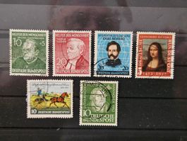 BRD 1952 diverse (Kat. 45.--) ab 3.-