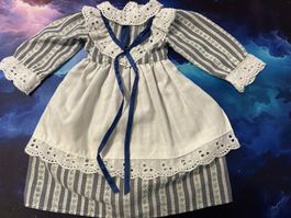 Antik Puppenkleid für Puppen 40-42cm.