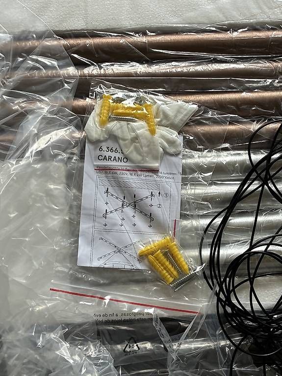 Lampadari & plafoniere: Lampe à 16 suspensions "Carano" – Usato da Féchy venduto da joh_bhs9 3