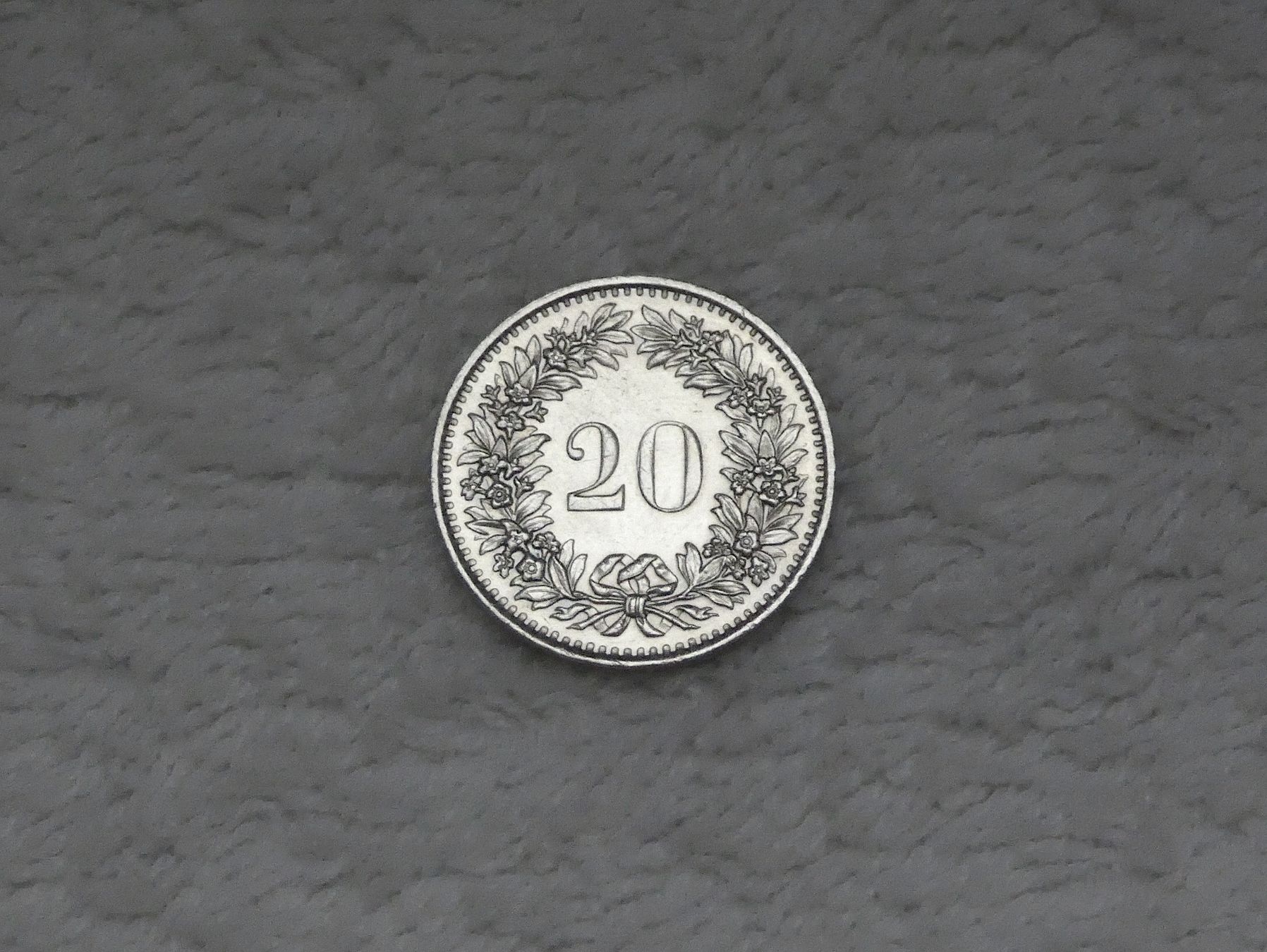 Tutti le monete: 20 centimes/Rappen 1977 – Usato da Nyon venduto da Ilmi09 1