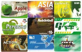 9 Telefonkarte PrePaid Schweiz