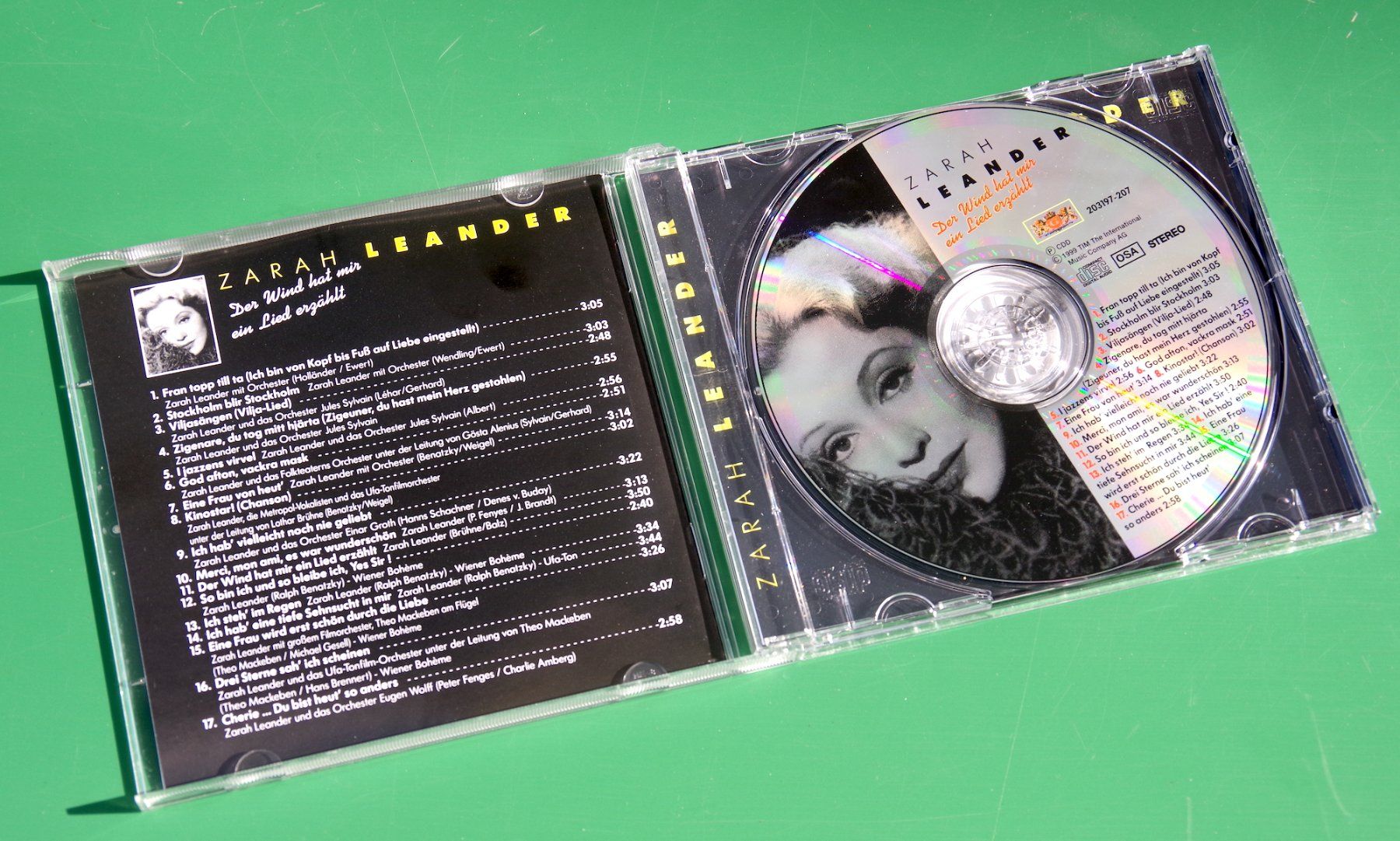 CD: CD - Zarah Leander – Der Wind hat mir ein Lied erzählt – Nuovo (secondo la descrizione) da Frauenfeld venduto da Danielpwiedmer 1