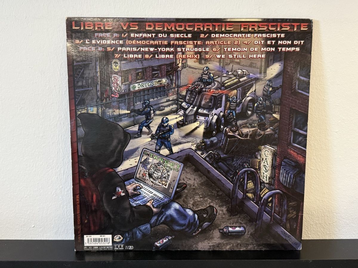 Dischi in vinile: Rockin' Squat - Libre vs Démocratie Fasciste / FR 2004 Lp – Usato da Delémont venduto da Studio_du_soleil 1