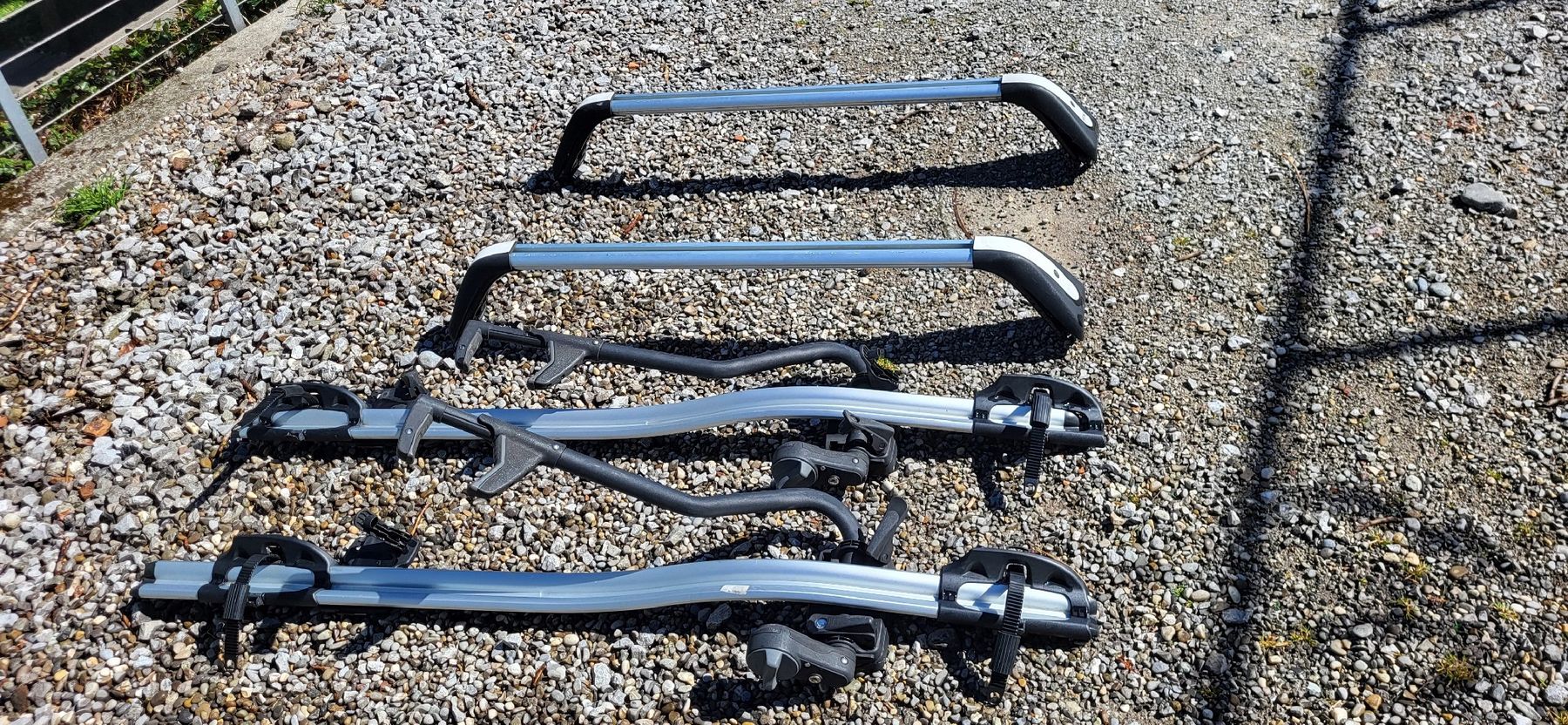 Dachträger: Dachgepäckträger + Velohalterung MINI Original  – Gebraucht aus Spiez von Engelsberger