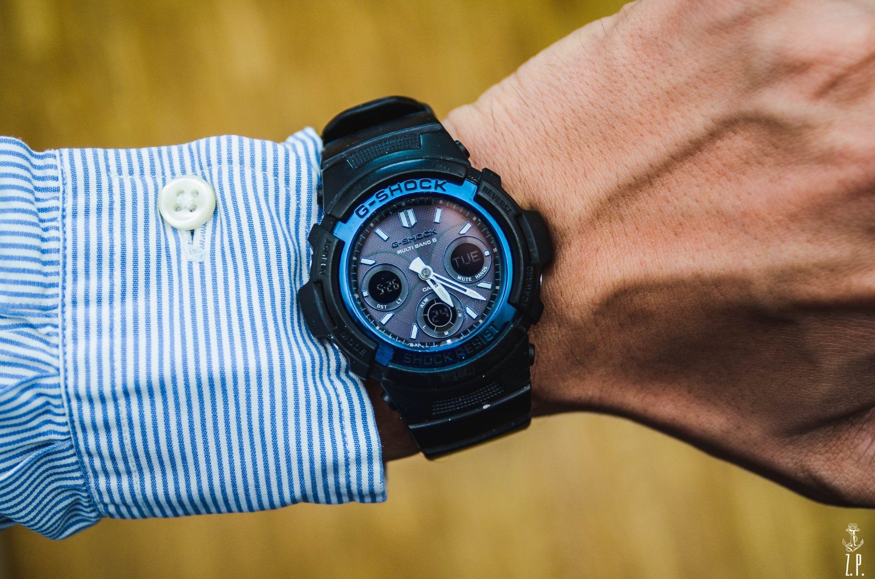 Casio Orologi: Casio G-Shock AWG-M100 Touch Solar Multiband 6 Blau – Usato da Boswil venduto da ZPwatches 7