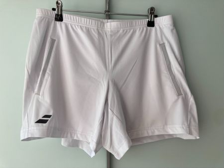 Babolat Tennisshorts mit Tights / Damen / Weiß / Neu / Gr.XL