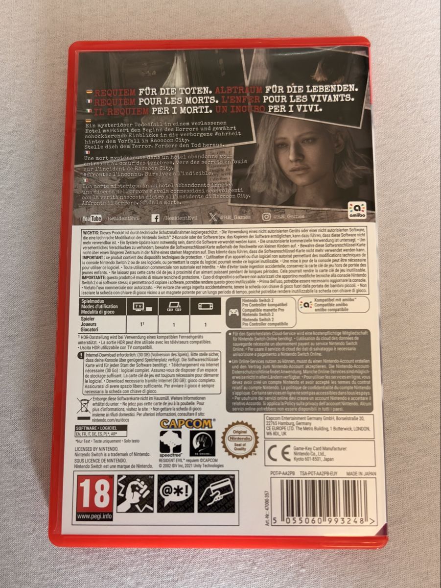 Spiele: Resident Evil Requiem Nintendo Switch 2 – Gebraucht aus Mettmenstetten von stompn77 2