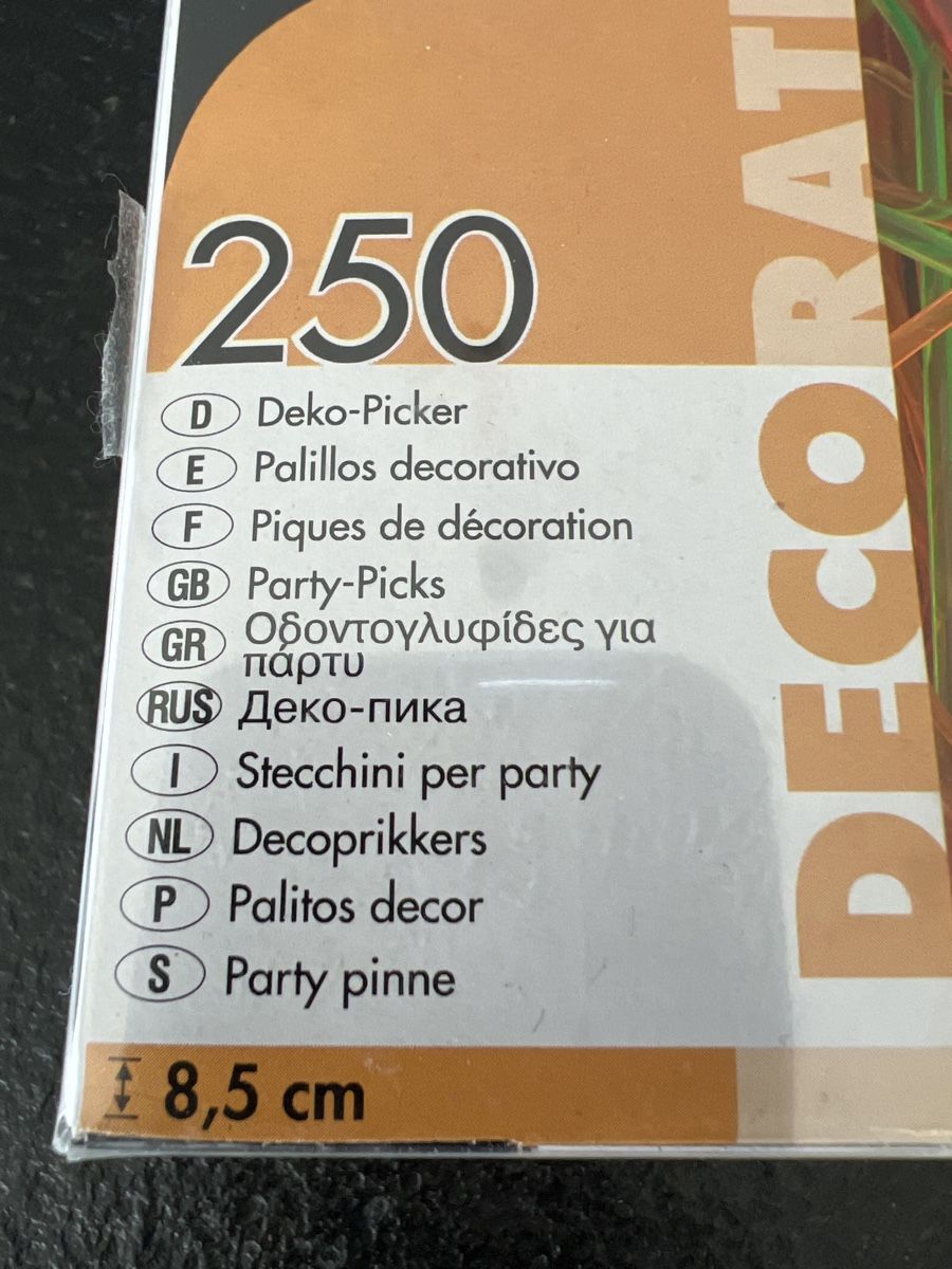 Tutte le decorazioni: Deco Picker Set in Herzform Neon Farben Party – Nuovo e nell'imballaggio originale da HORGEN venduto da vladibarca10 1