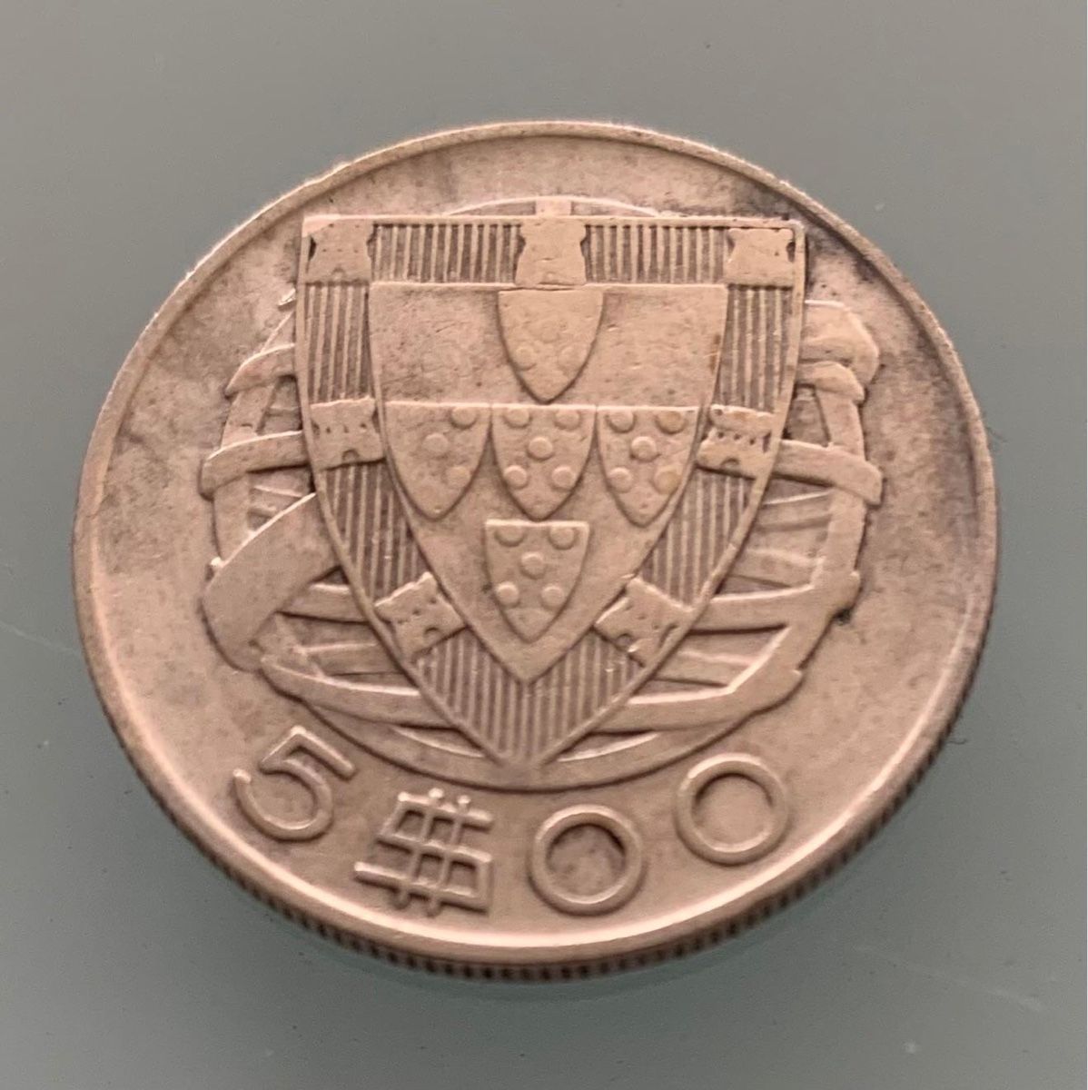 Tutti le monete: PORTUGAL 5 Escudos 1940 SILBER – Usato da Brügg BE venduto da mcakinho 1