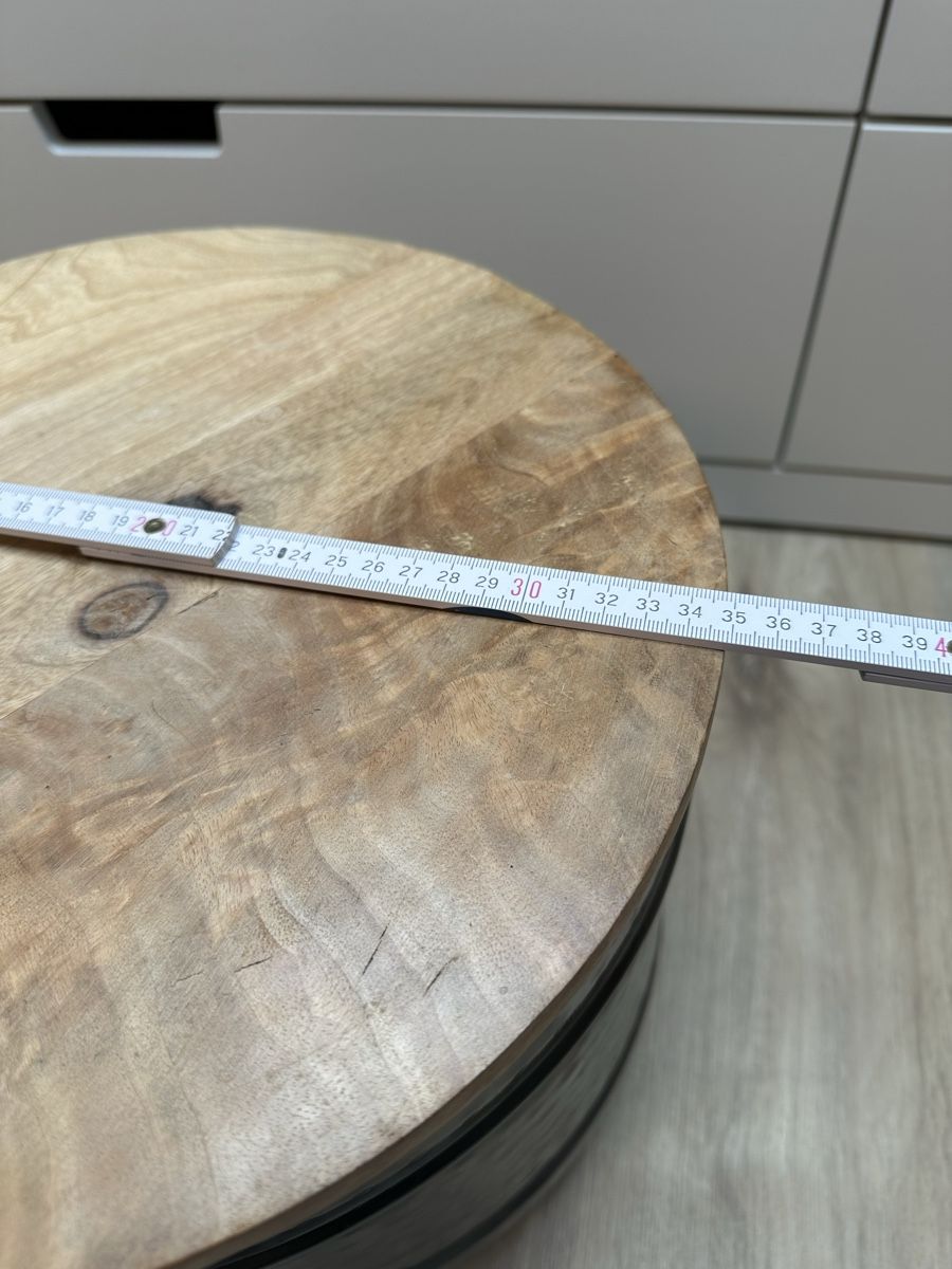 Tavoli: Beistelltisch - Metall mit Holzdeckel – Usato da Hägendorf venduto da neon09 4