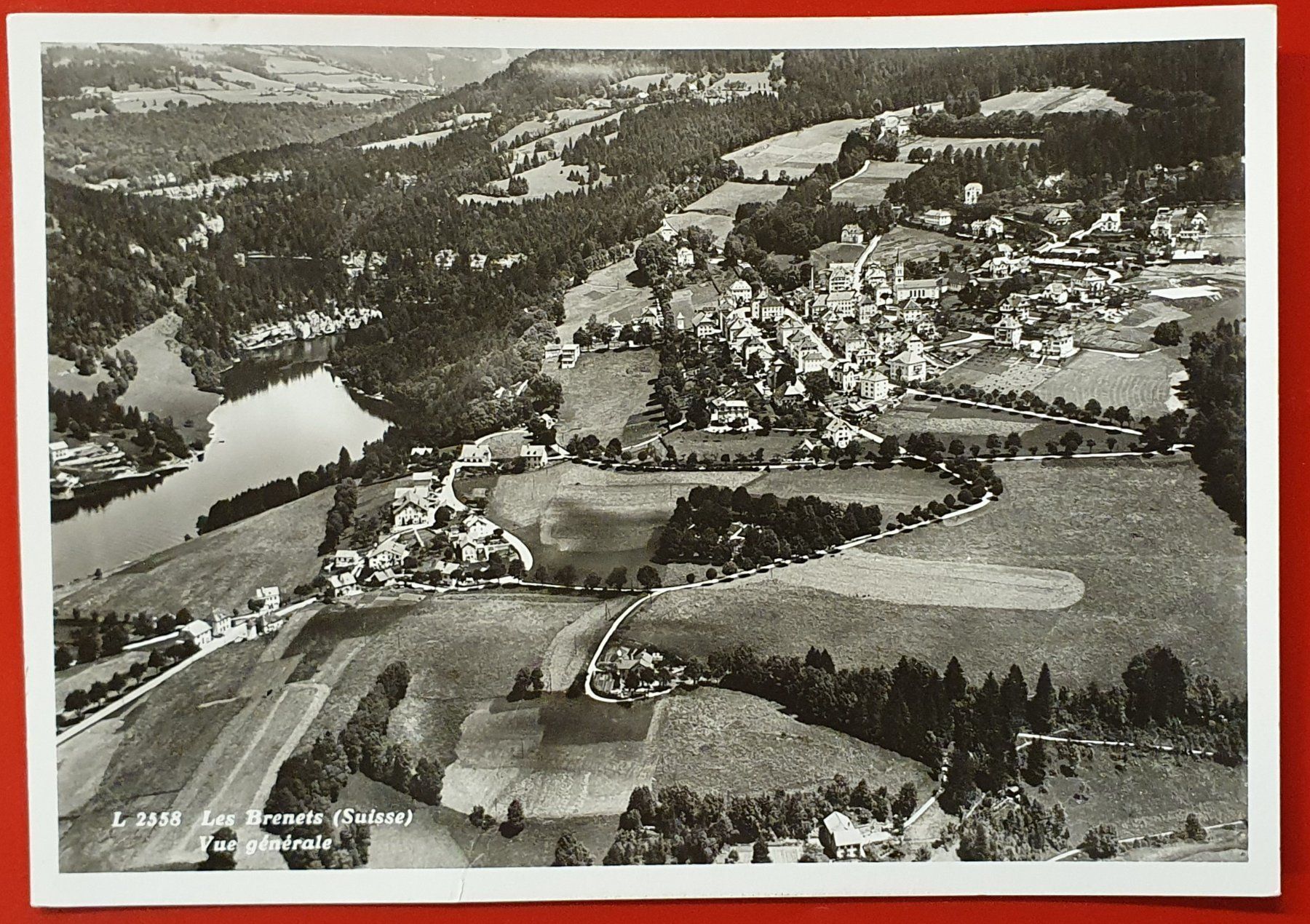 Cartoline postali: Les Brenets 1946 - Hotel Bel = Air – Usato da Kreuzlingen venduto da Rschweiz1