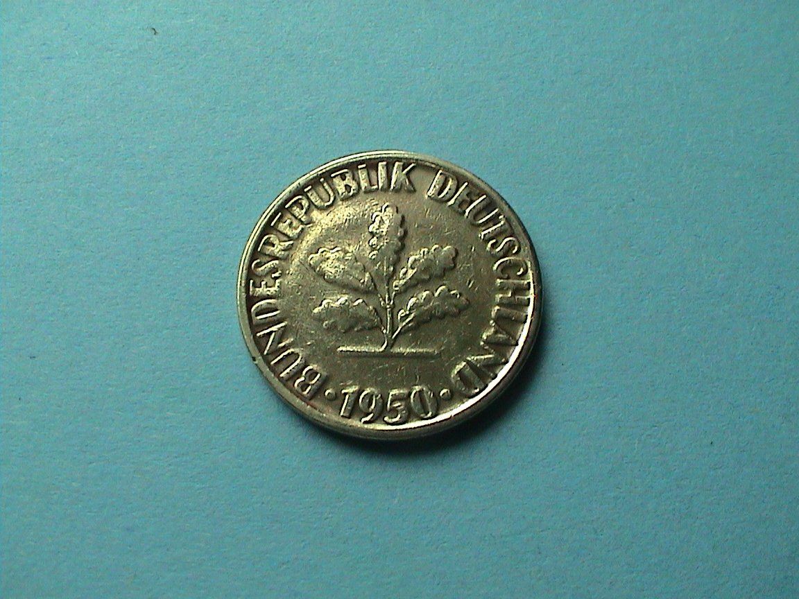 Alle Münzen: 10 Pfennig - Deutschland 1950 C – Gebraucht aus Reinach BL von Dexy62