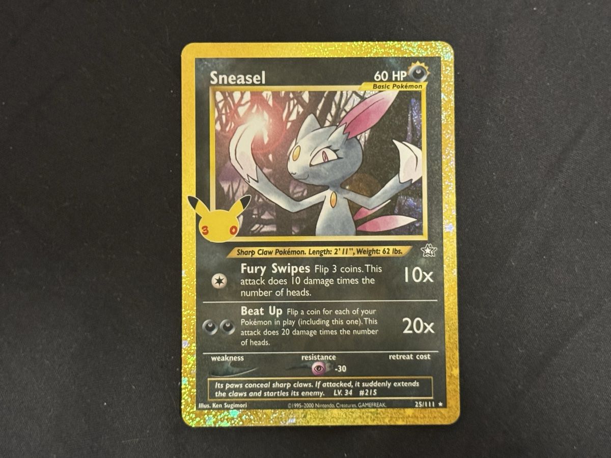 Cartes: Sneasel reprint 30th ENG – Neuf (Voir description) à Ardon par Poke_Pantu