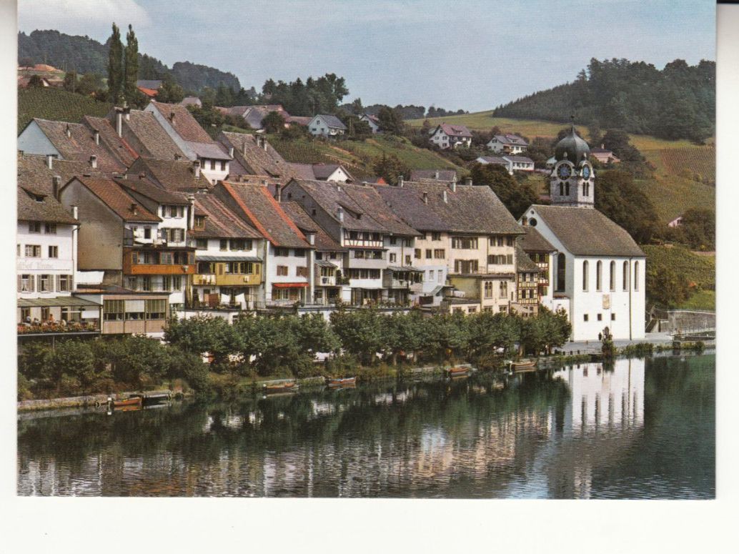 Cartoline postali: Eglisau ca. 1970 – Usato da Bürglen TG venduto da StampGraf
