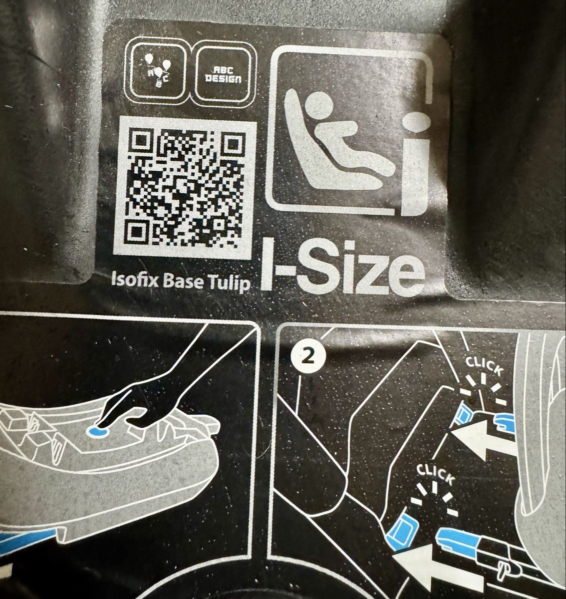 ABC Design Seggiolini per auto: ABC Design Autositz Isofix Base Tulip black – Usato da Brügg BE venduto da Rem_R88 2