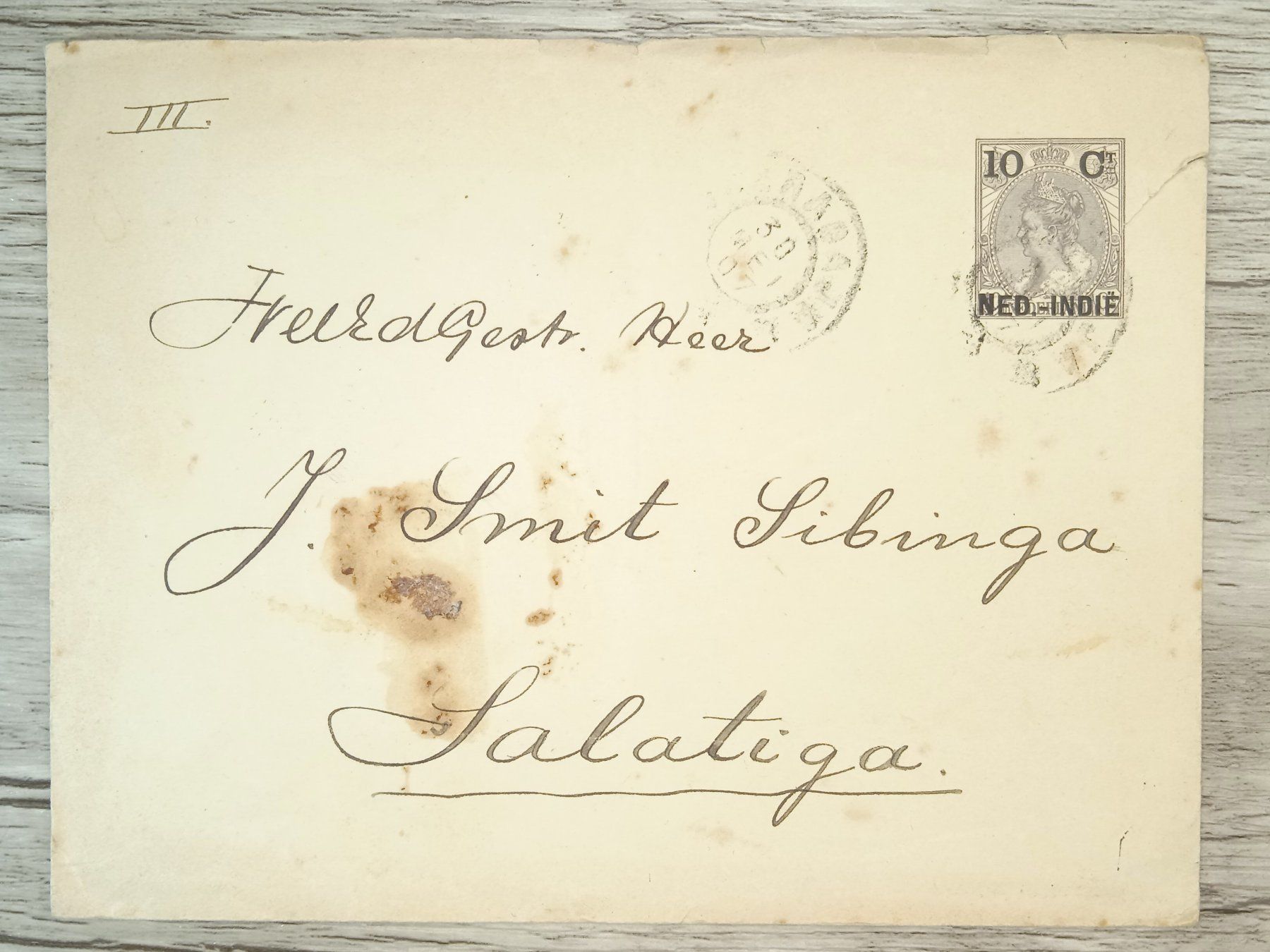 Alle Briefmarken: TR65 Enveloppe + Timbre Neo-Indie 1907 – Gebraucht aus Cousset von Patrick_Collections