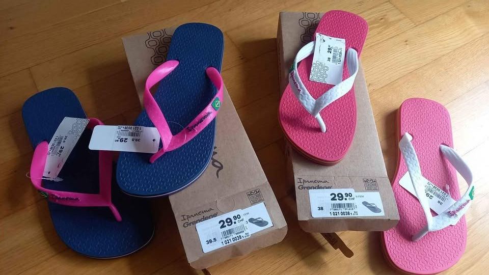 Flipper: Ipanema Flip Flops Gr. 38 oder 39.5 neu – Nuovo e nell'imballaggio originale da Killwangen venduto da natszp