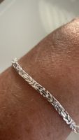 Neues Königssilberarmband, 20 cm