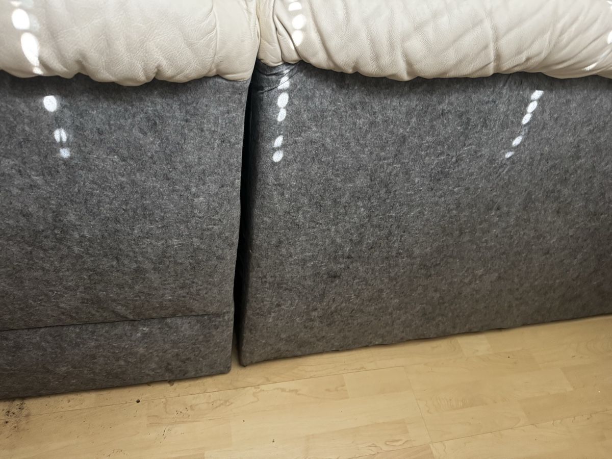 Divani: Cream Leather Corner Sofa with Storage - Bargain! – Usato da Bülach venduto da Hrica21 7