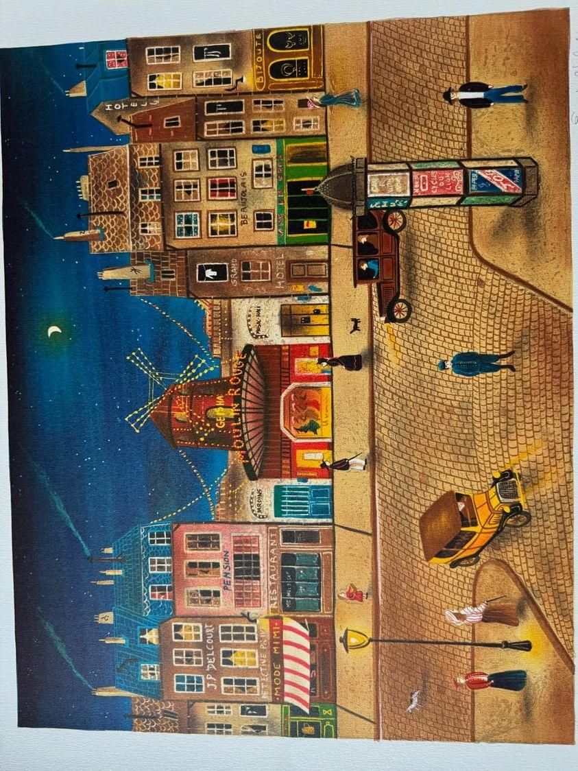 Grafiken & Lithographien: Eugene Valentin Latour Beautiful Lithograph Signed Paris – Gebraucht aus Vésenaz von ang_5z9t 1