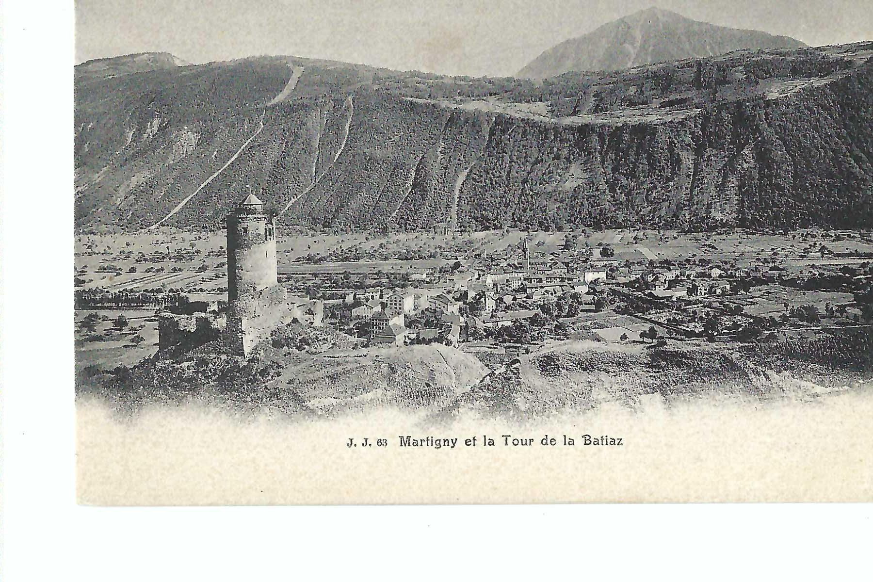 Cartoline postali: Martigny Tour de la Batiaz – Usato da Thun venduto da 44wart