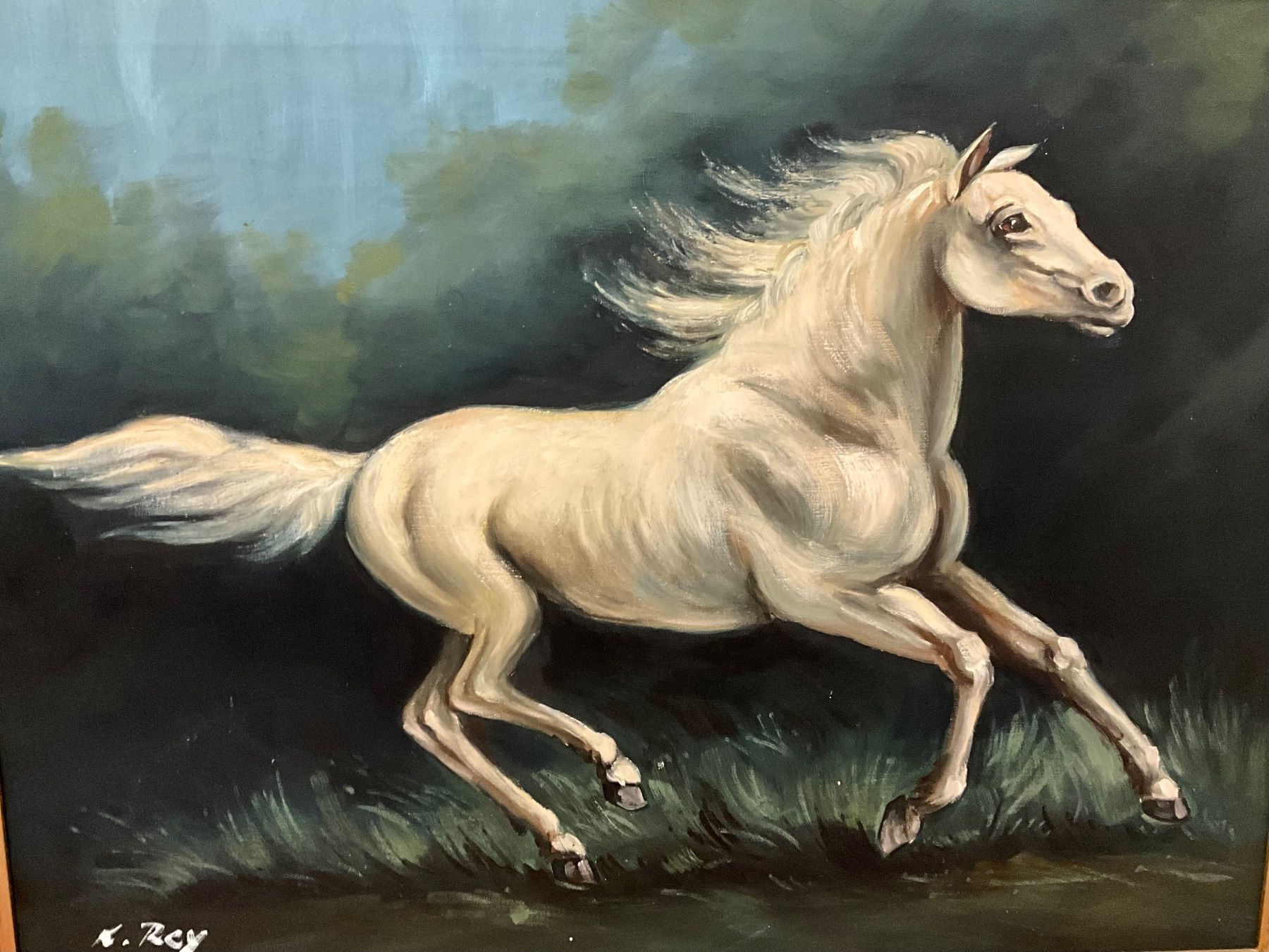 Gemälde: Bild mit Pferd – Gebraucht aus Urdorf von estelledavidson 2