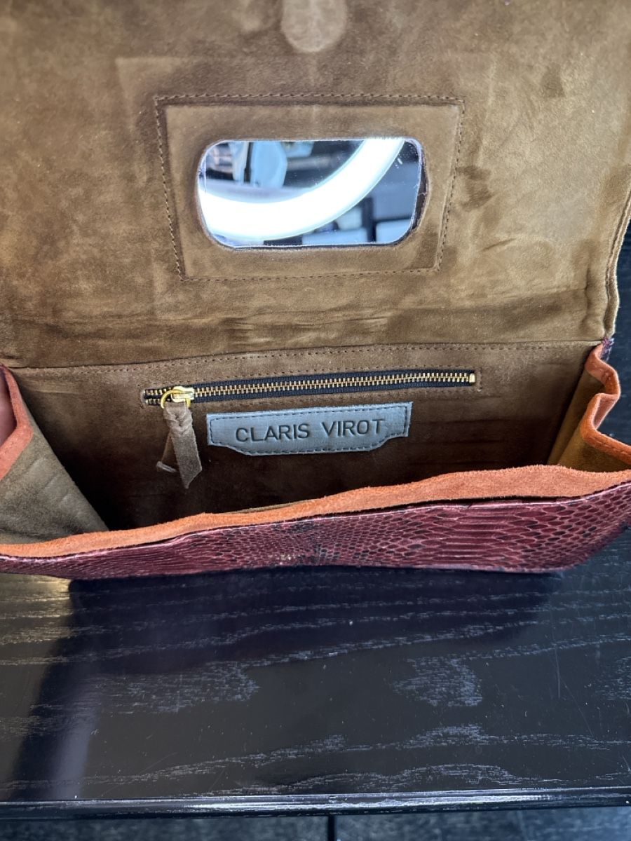 Borse da donna: Sac à main Claris Virot en écaille de python occasion  – Usato da la chaux de fonds venduto da netspockette 2