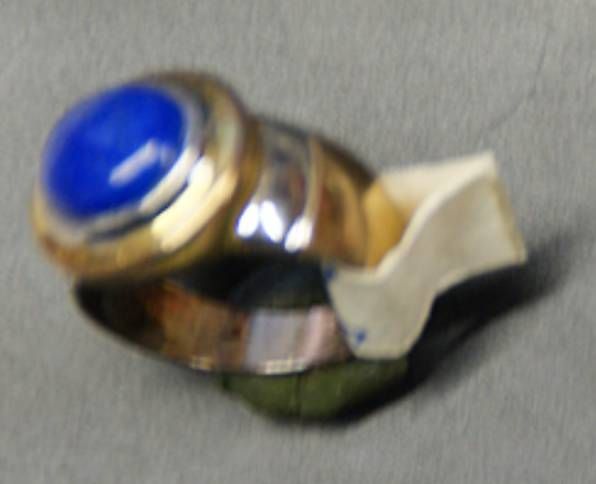Anelli: Lapis-Lazuli Ring gestempelt – Nuovo (secondo la descrizione) da Bleienbach venduto da Mineral_Antik57 3